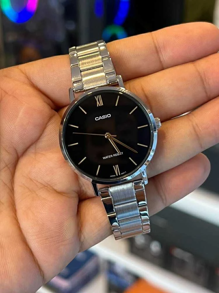 Laikrodis moterims CASIO LTP-VT01D-1B KLASYKA + dėžutė