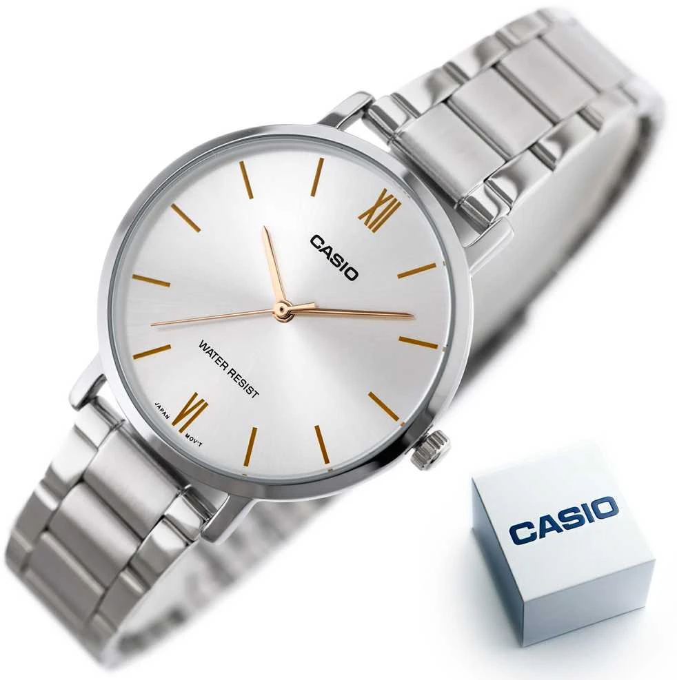 Laikrodis CASIO LTP-VT01D-7B WOMEN'S WATCH + BOX (zd613e)