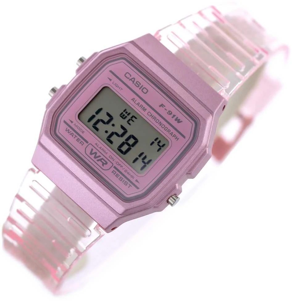 Laikrodis moterims Casio Retro Vintage F-91WS-4 (zd648a) + BOX