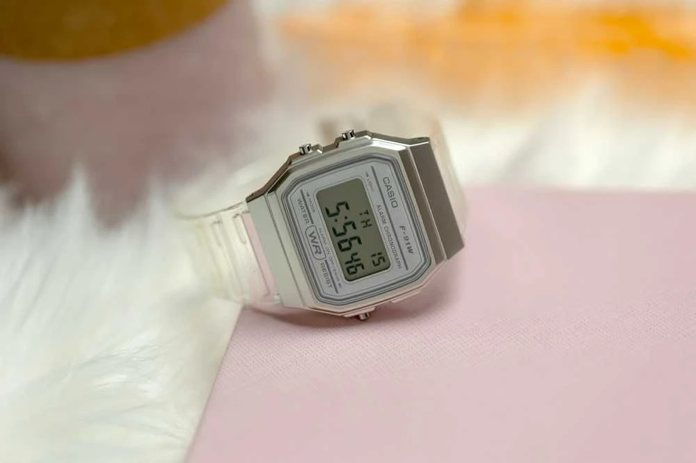 Laikrodis moterims Casio Retro Vintage F-91WS-7 (zd648c) + BOX