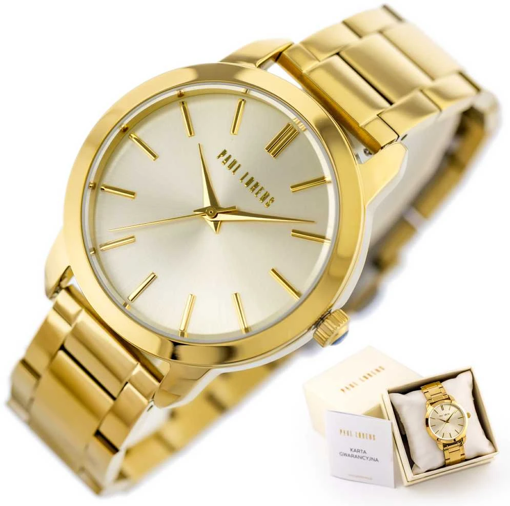 PAUL LORENS WOMEN S WATCH - PL10659B-4D1 (zg547d) + BOX