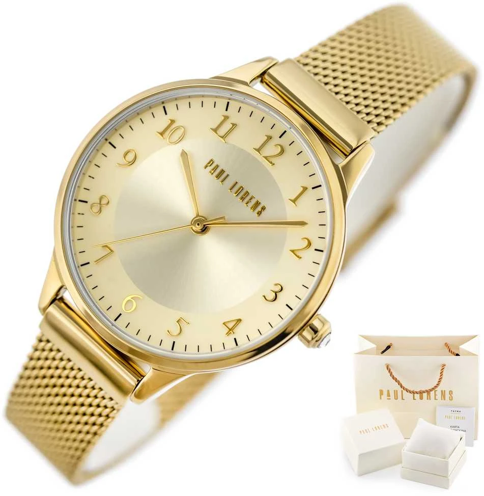 Laikrodis PAUL LORENS WOMEN'S WATCH - PL12189B-4D1 (zg550d) + BOX