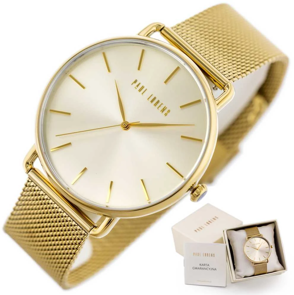 PAUL LORENS WOMEN'S WATCH - PL13032B-4D1 (zg554e) + BOX