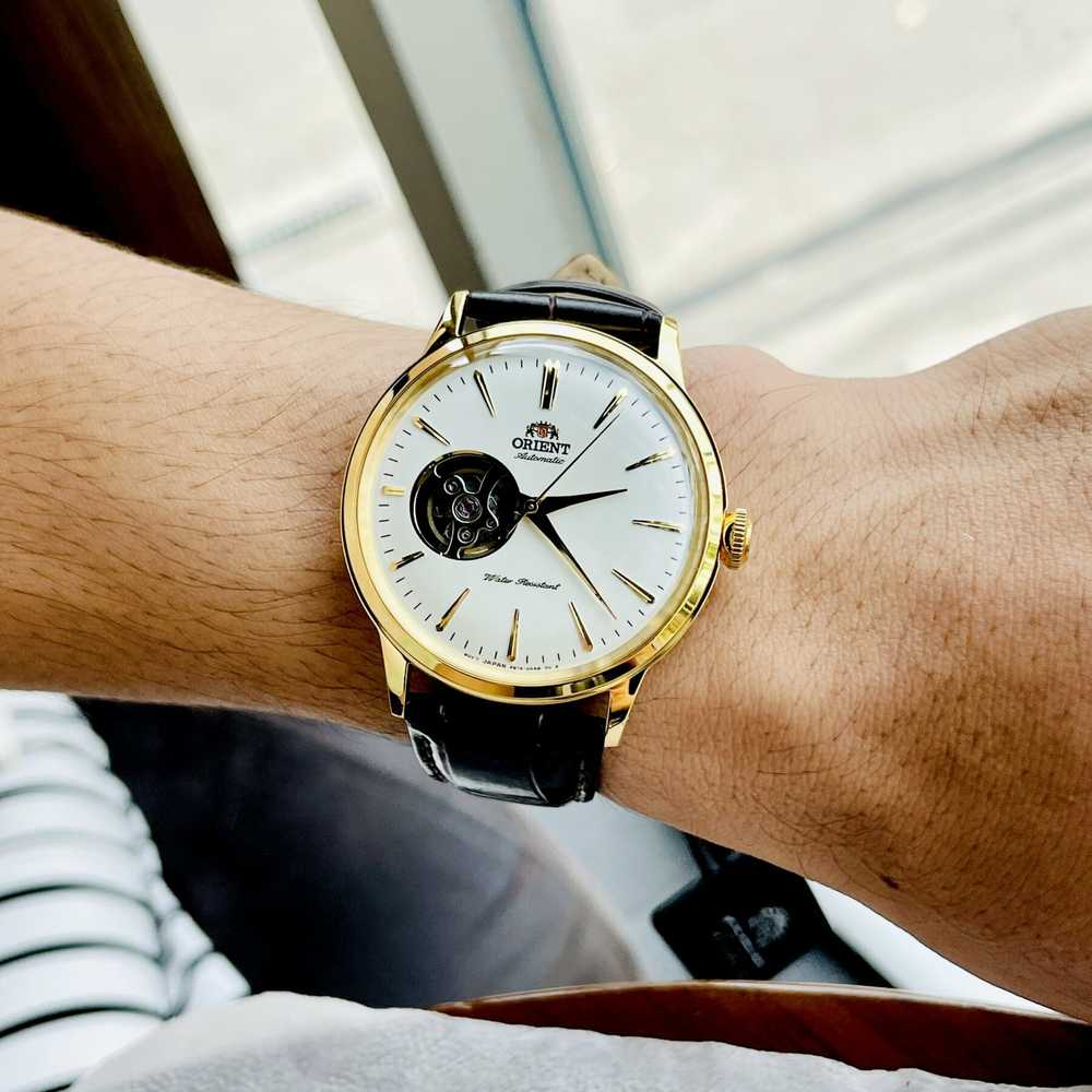 Laikrodis Orient Classic Bambino Open Heart RA-AG0003S10B