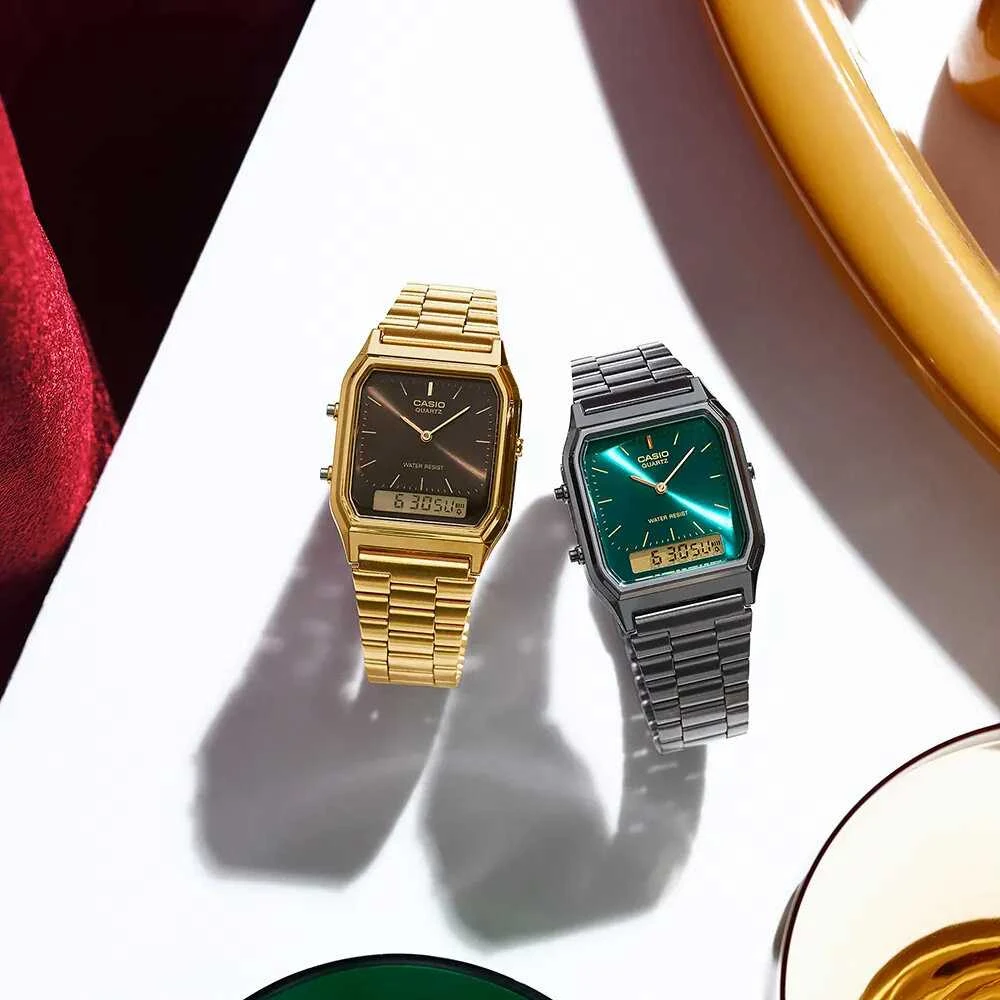 CASIO AQ-230GA-5A Vintage Maxi UNISEX LAIKRODIS + DĖŽĖ