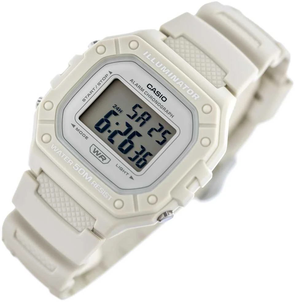 CASIO UNISEX LAIKRODIS W-218HC-8A + BOX (zd208e)