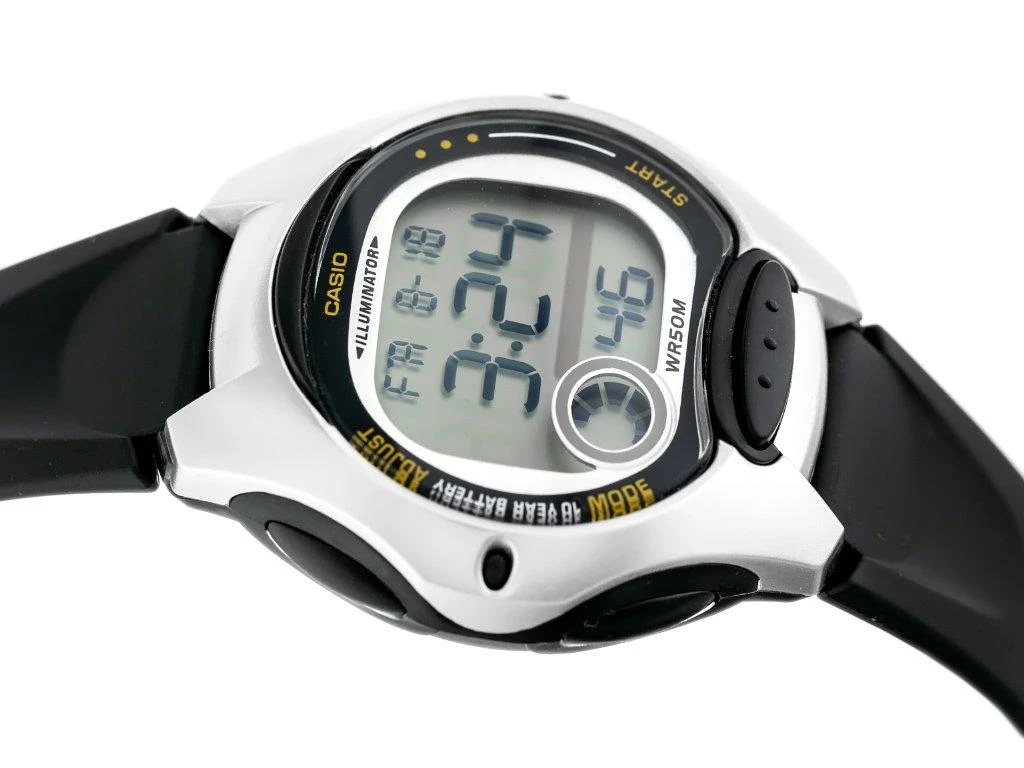 Casio LW-200-1AVEF rankinis laikrodis Elektroninis Lizdinė Juoda, Sidabras