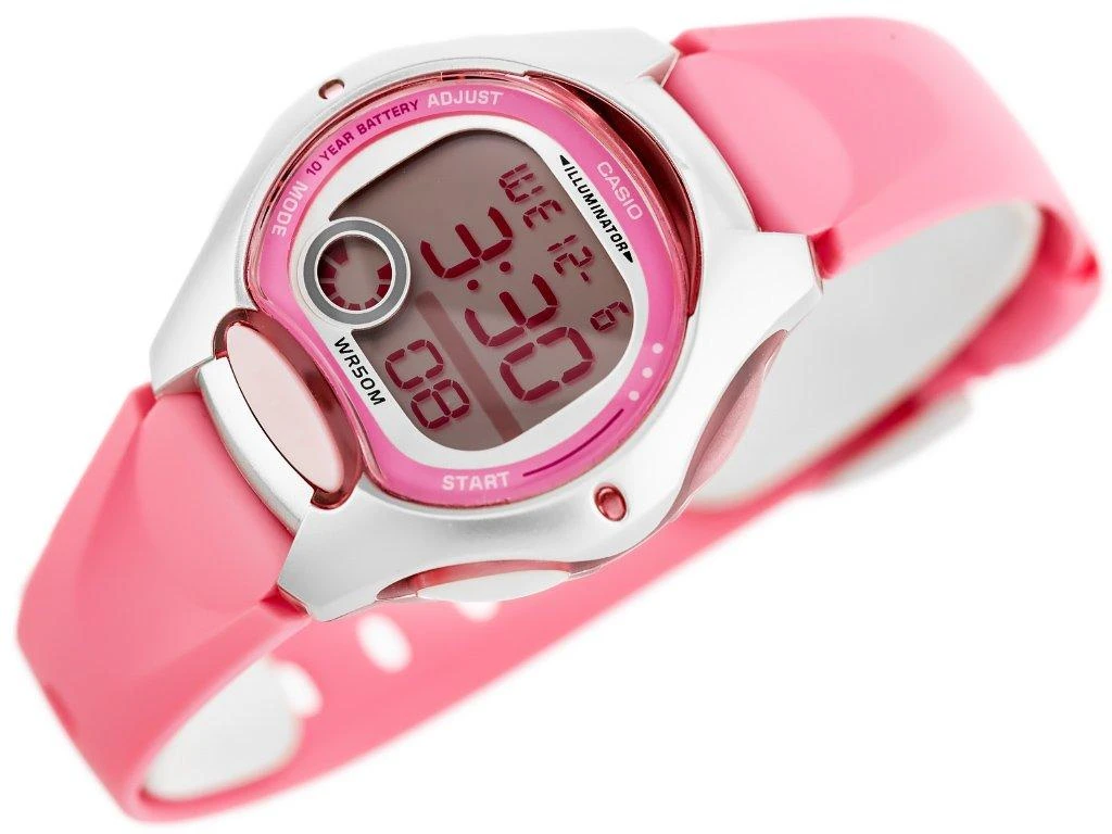 Casio LW-200-4BVEF rankinis laikrodis Elektroninis Lizdinė Sidabras