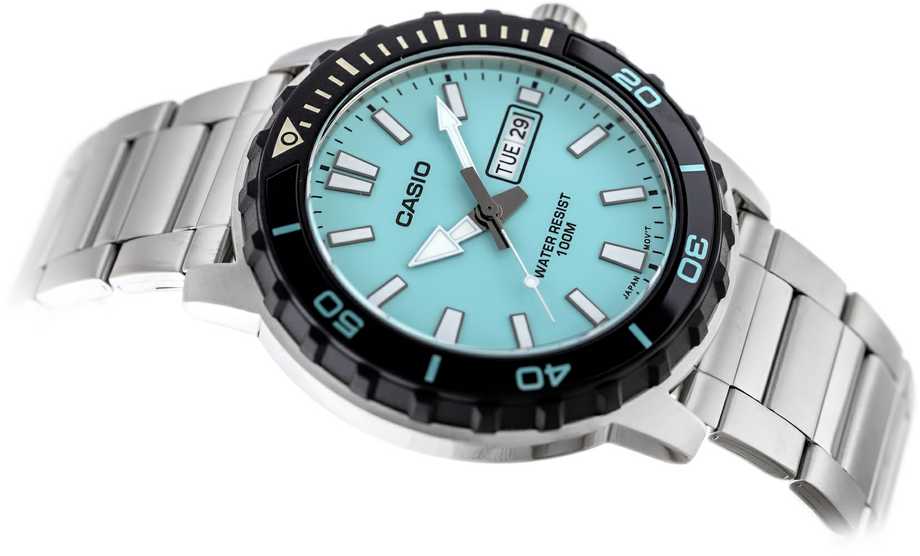 „Casio“ vyriškas laikrodis MTD-125D-2A2 + BOX WR100