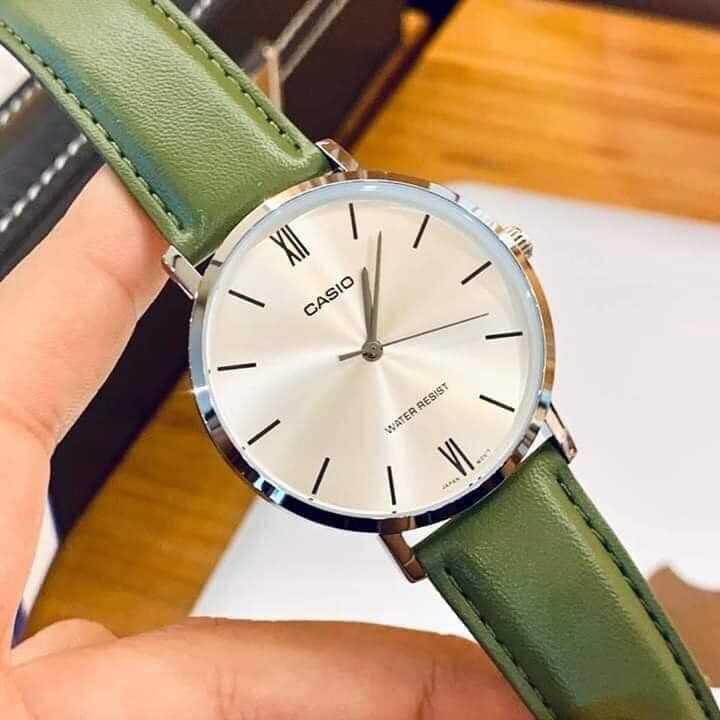 Laikrodis CASIO MTP-VT01L-3B MEN'S WATCH + BOX