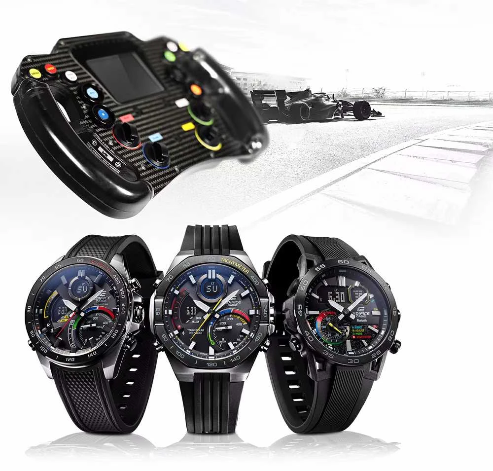 Laikrodis Casio Edifice Sospensione ECB-40MP-1AEF