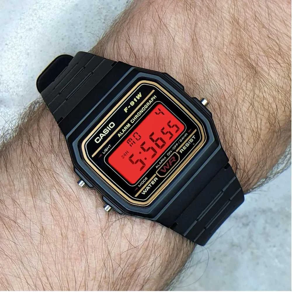 Vyriškas laikrodis CASIO F-91WG-9QDF