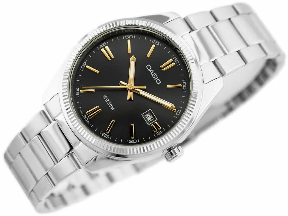 Laikrodis vyrams CASIO MTP-1302D-1A2VDF (zd072b) + dėžutė