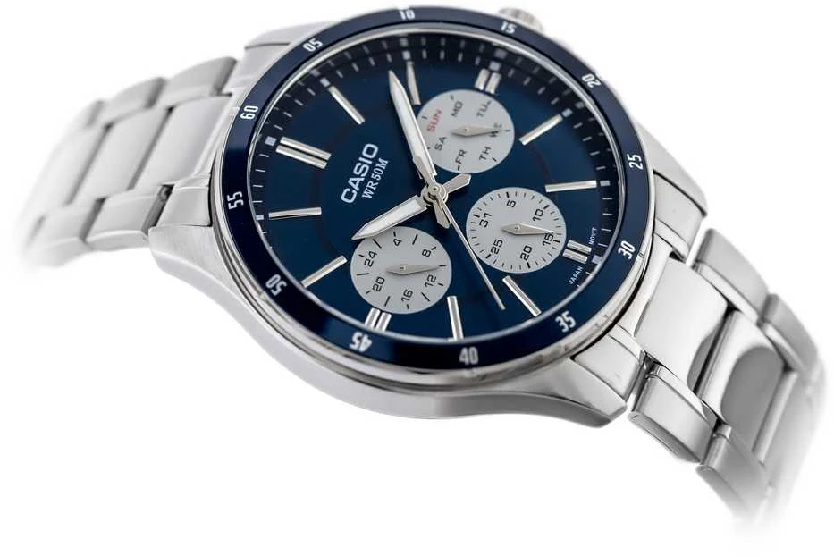 Laikrodis vyrams CASIO MTP-1374D-2A3 (zd063h) + BOX
