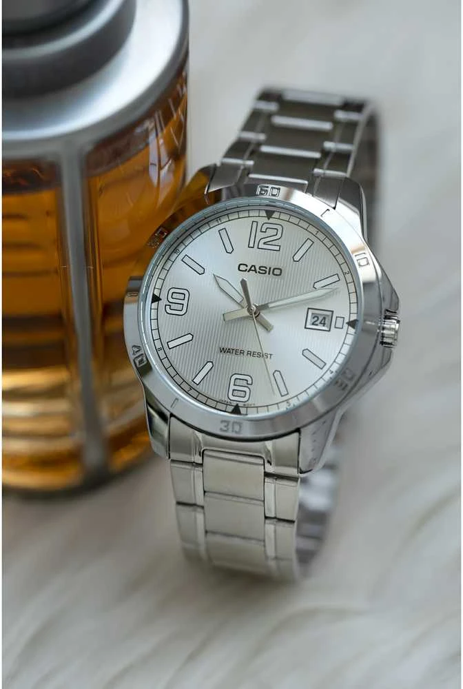 Casio Vyriškas laikrodis MTP-V004D-7B2 + dėžutė