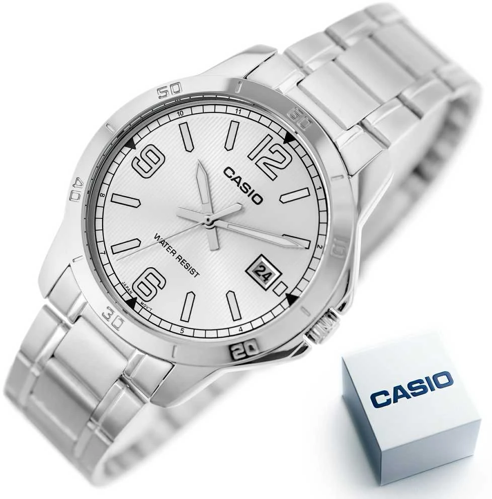 Casio Vyriškas laikrodis MTP-V004D-7B2 + dėžutė