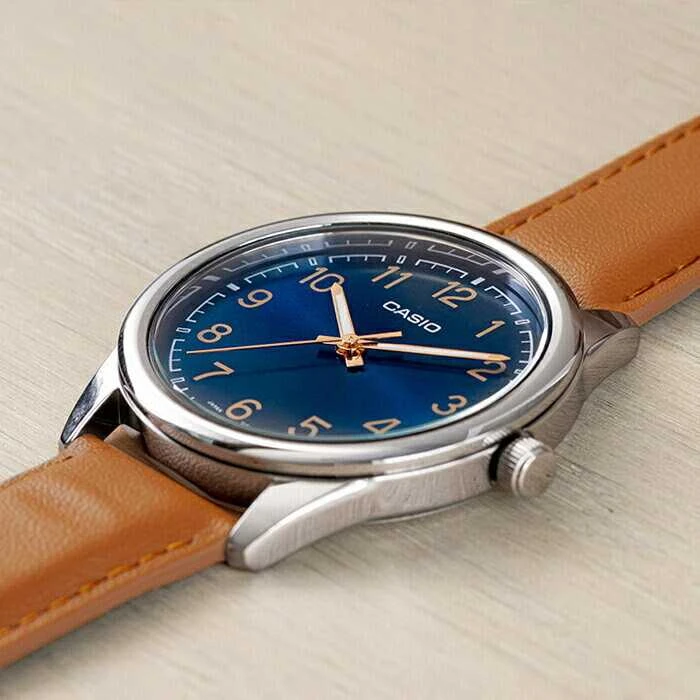 CASIO VYRIŠKAS LAIKRODIS MTP-V005L-2B4 (zd066i) + DĖŽUTĖ