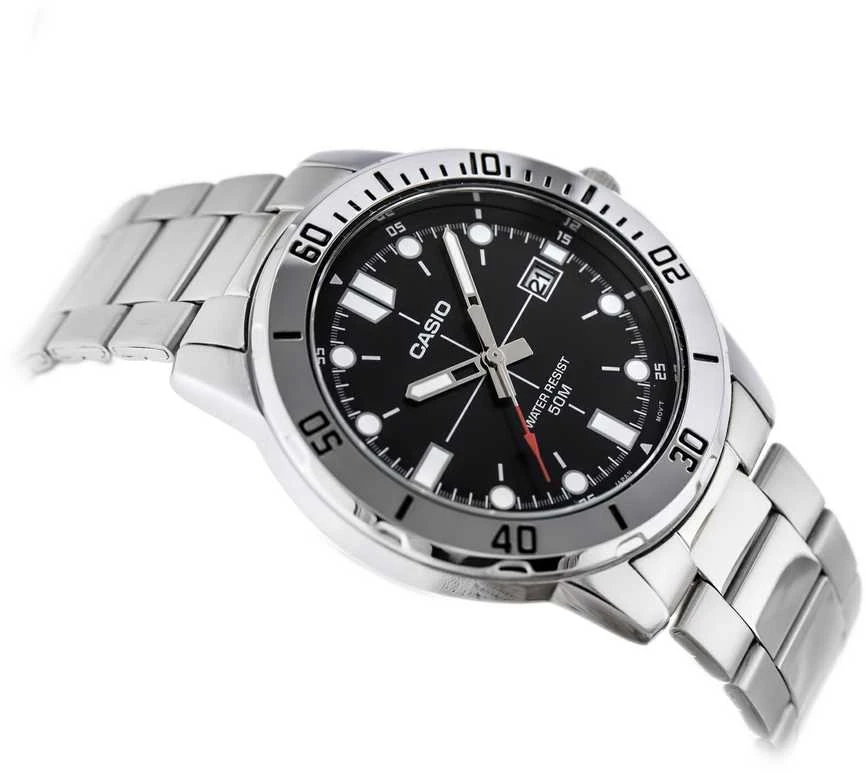 CASIO VYRIŠKAS LAIKRODIS MTP-VD01D-1EV (zd185a) + DĖŽUTĖ