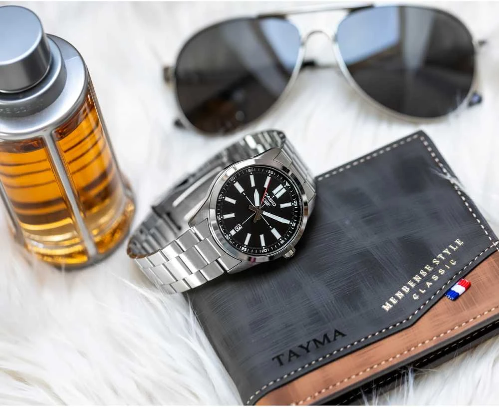 Laikrodis CASIO MEN'S WATCH MTP-VD02D-1E (zd217b) + BOX