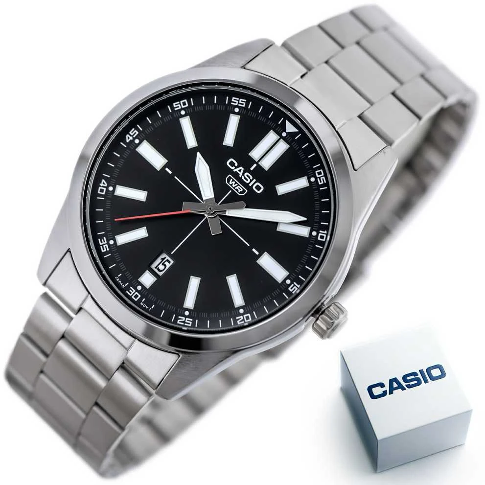 Laikrodis CASIO MEN'S WATCH MTP-VD02D-1E (zd217b) + BOX