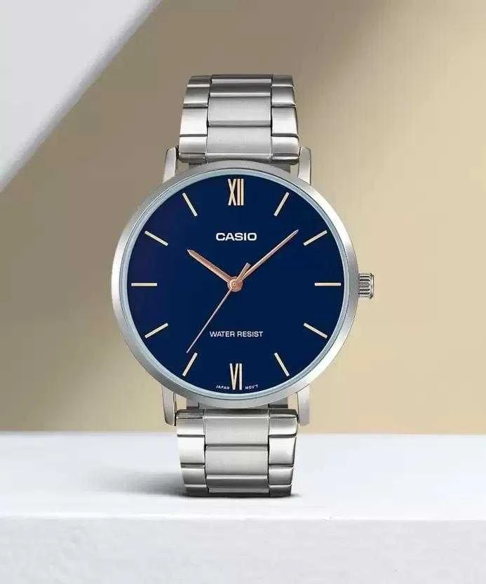 Laikrodis vyrams CASIO MTP-VT01D-2B (zd165c) - KLASYKA + BOX