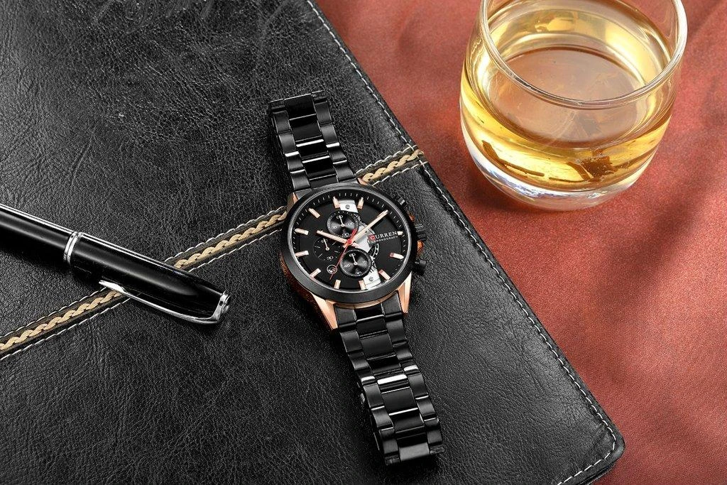 Laikrodis vyrams CURREN 8325 (zc021b) - Chronografas