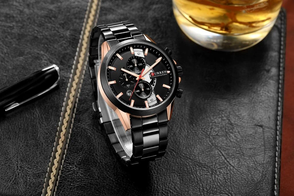 Laikrodis vyrams CURREN 8325 (zc021b) - Chronografas
