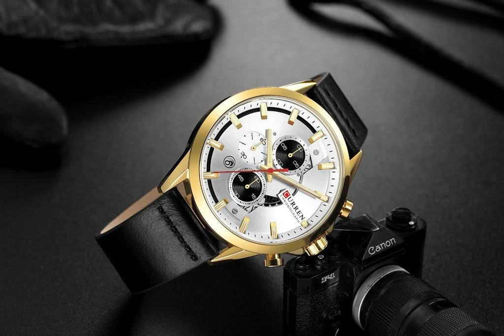 Laikrodis vyrams CURREN 8325 (zc024a) - Chronografas