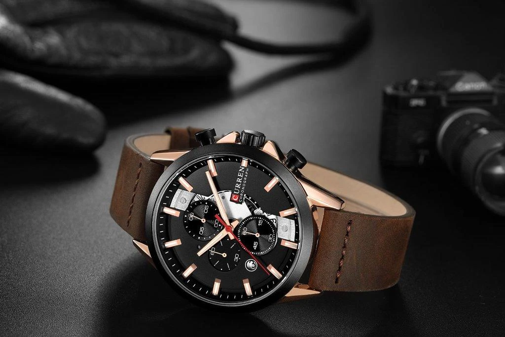 Laikrodis vyrams CURREN 8325 (zc024a) - Chronografas