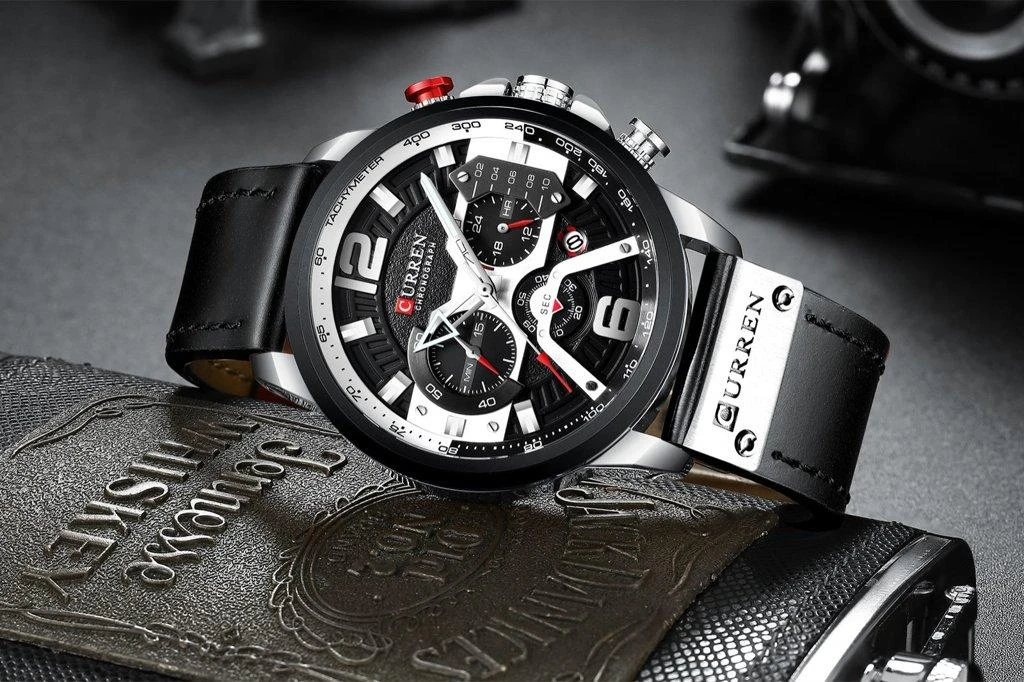 Laikrodis vyrams CURREN 8329 (zc027a) - Chronografas