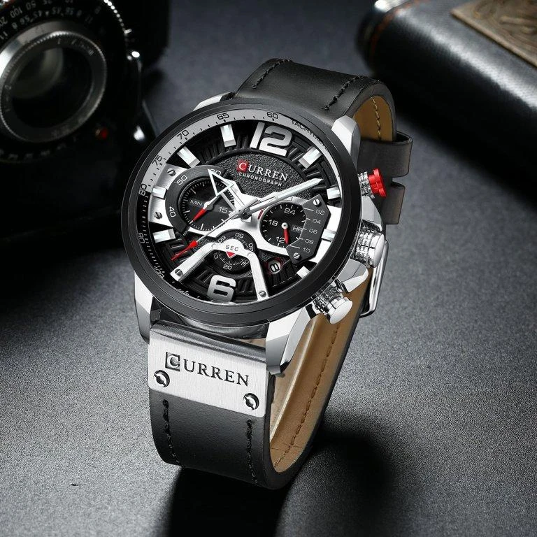 Laikrodis vyrams CURREN 8329 (zc027a) - Chronografas
