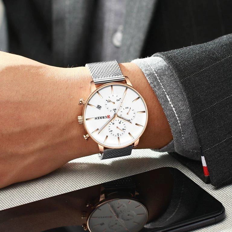 Laikrodis vyrams CURREN 8339 (zc015b) - Chronografas
