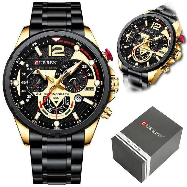 Laikrodis vyrams CURREN 8395 (zc019b) - Chronografas