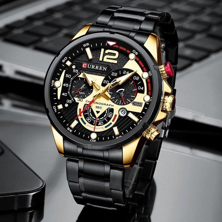Laikrodis vyrams CURREN 8395 (zc019b) - Chronografas