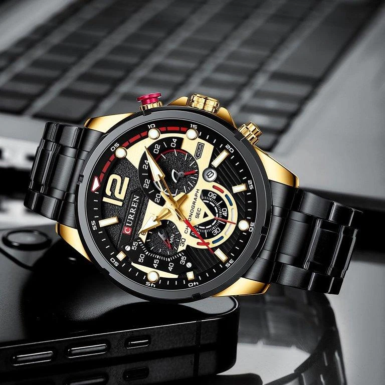 Laikrodis vyrams CURREN 8395 (zc019b) - Chronografas
