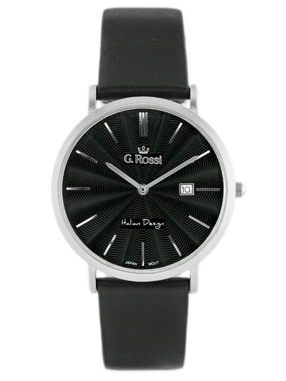 Laikrodis vyrams G. ROSSI - 10853A - SLIM (zg184c) + dėžutė