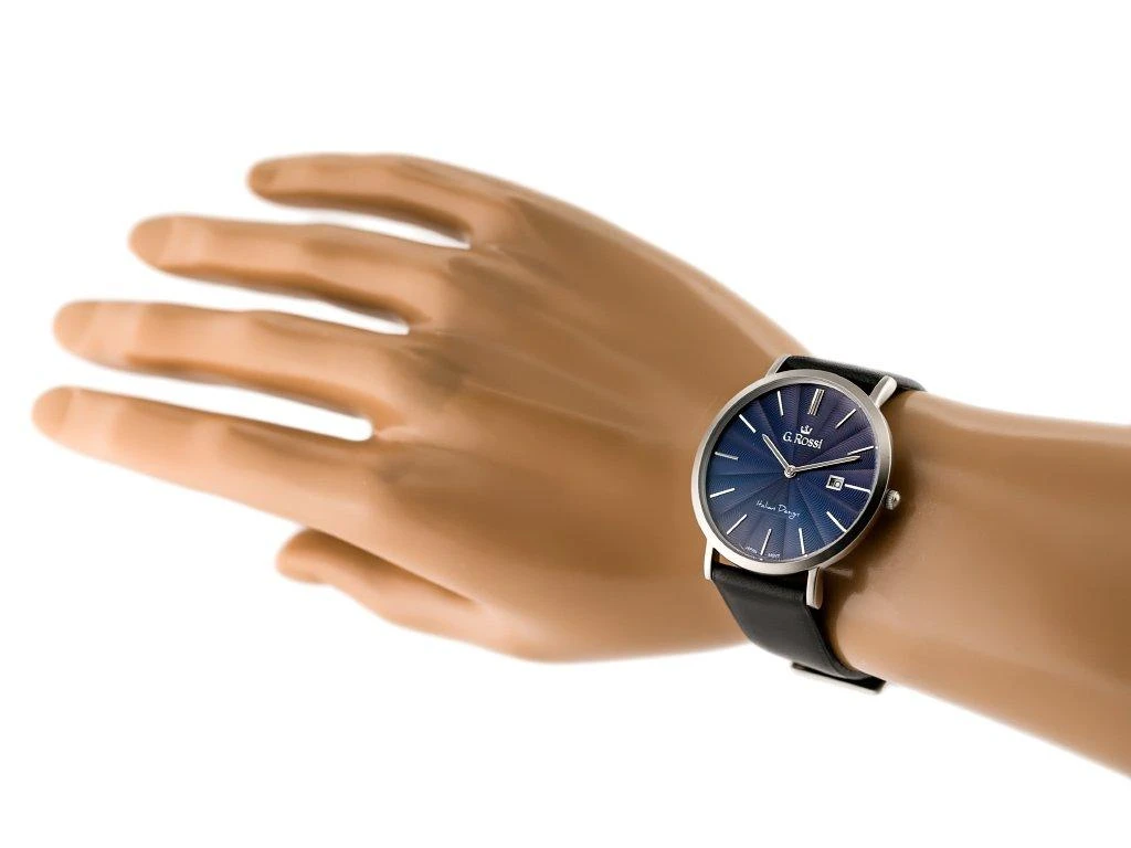 Laikrodis vyrams G. ROSSI - 10853A - SLIM (zg184b) + dėžutė