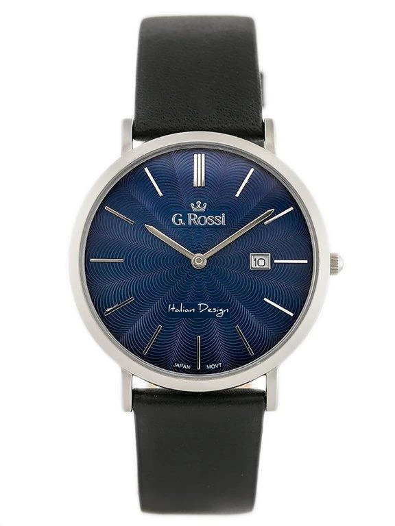 Laikrodis vyrams G. ROSSI - 10853A - SLIM (zg184b) + dėžutė