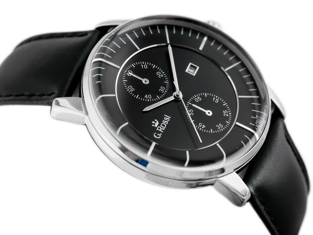 Laikrodis vyrams G. ROSSI - 6462A (zg206c) + dėžutė