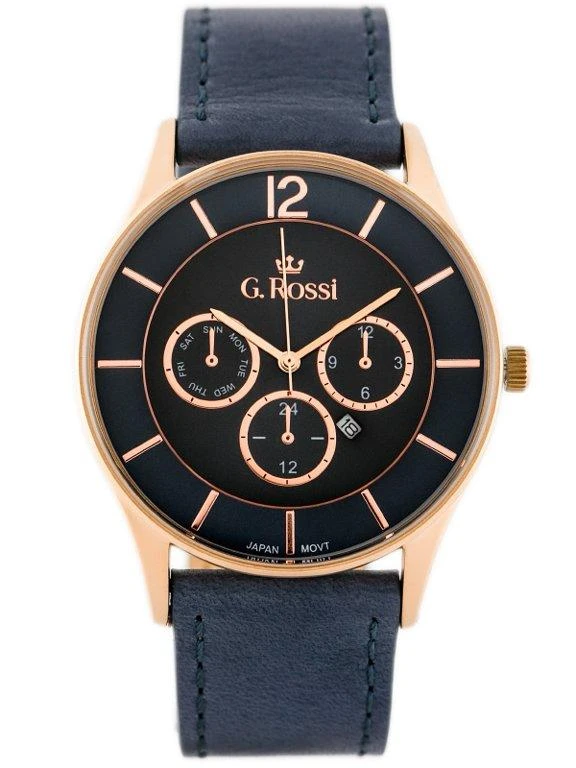 Laikrodis vyrams G. ROSSI - 7028A (zg205f) + dėžutė