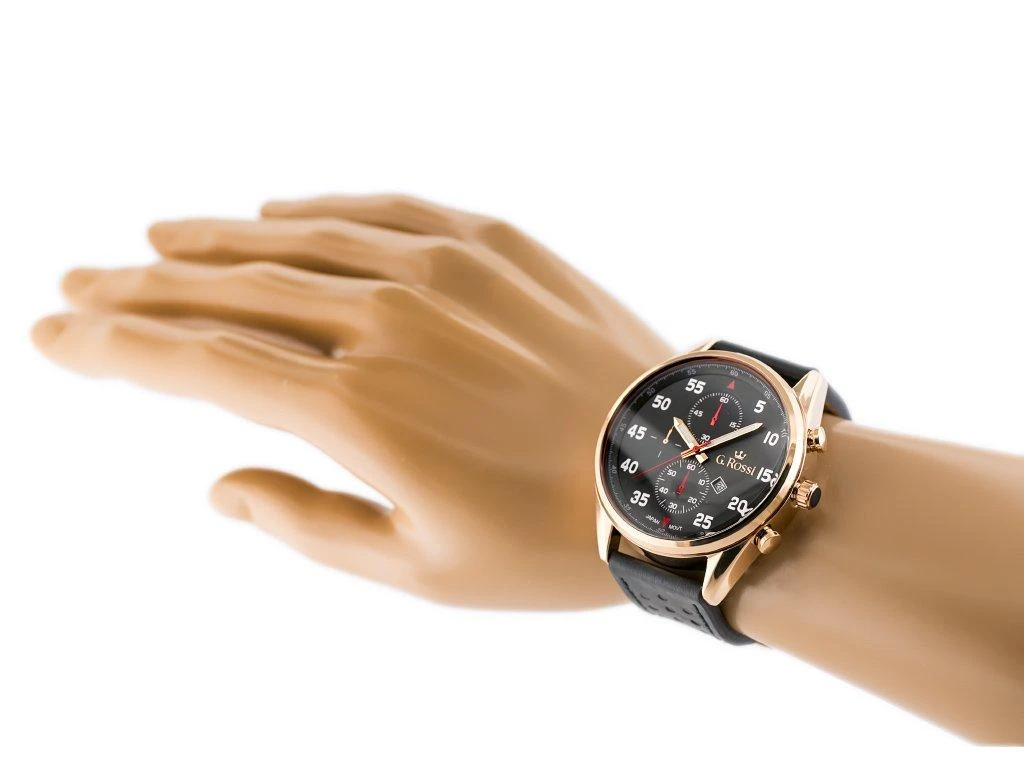 Laikrodis vyrams G. ROSSI - 7116A (zg215f) + dėžutė