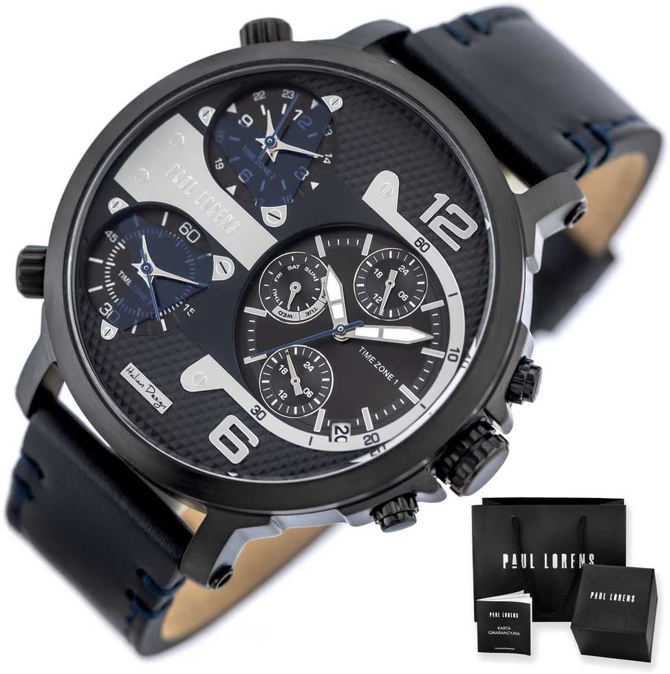 Laikrodis PAUL LORENS MALE WATCH - PL11706A2-1A1 (zg369a) + BOX