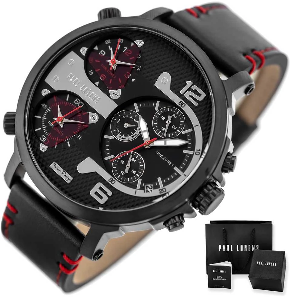 Laikrodis PAUL LORENS MALE WATCH - PL11706A2-1A3 (zg369b) + BOX