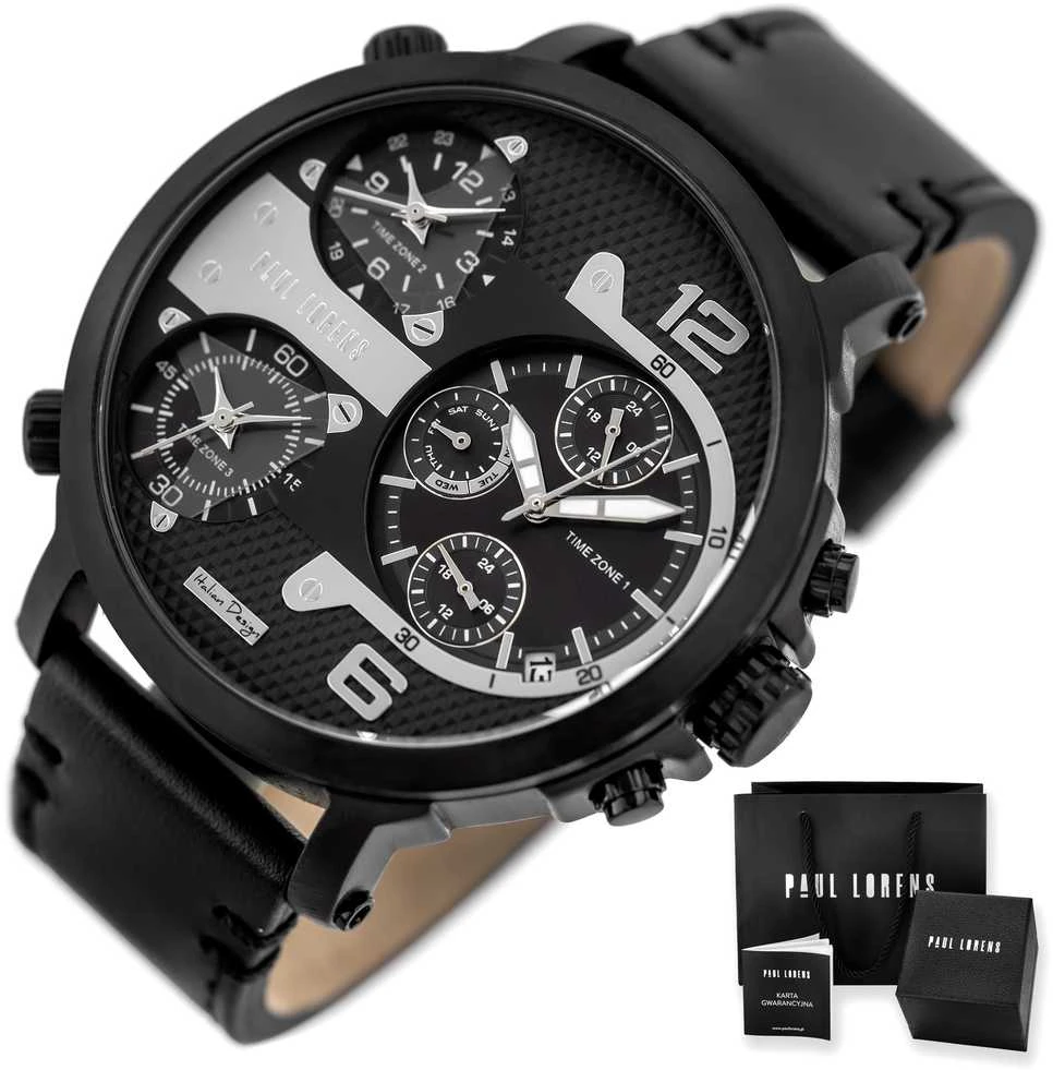 Laikrodis PAUL LORENS MALE WATCH - PL11706A2-1A5 (zg369c) + BOX