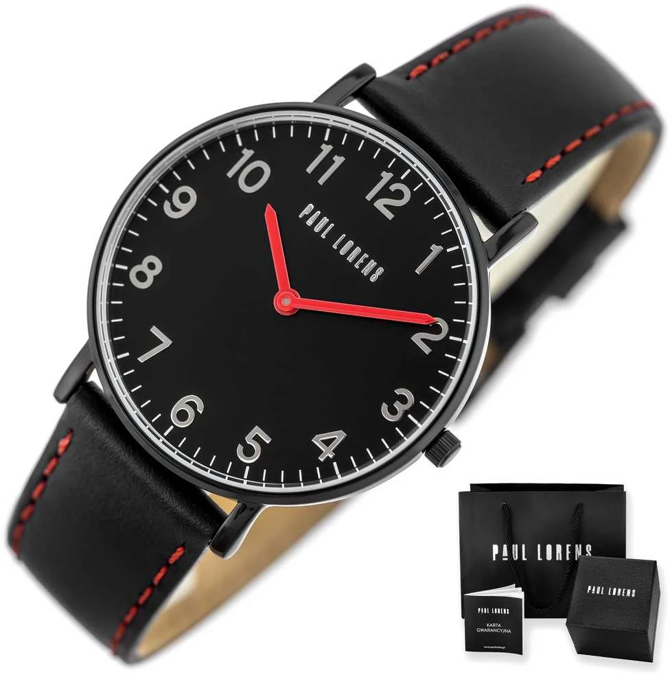 Laikrodis vyrams PAUL LORENS - PL11989A5-1A3 (zg370b) + BOX