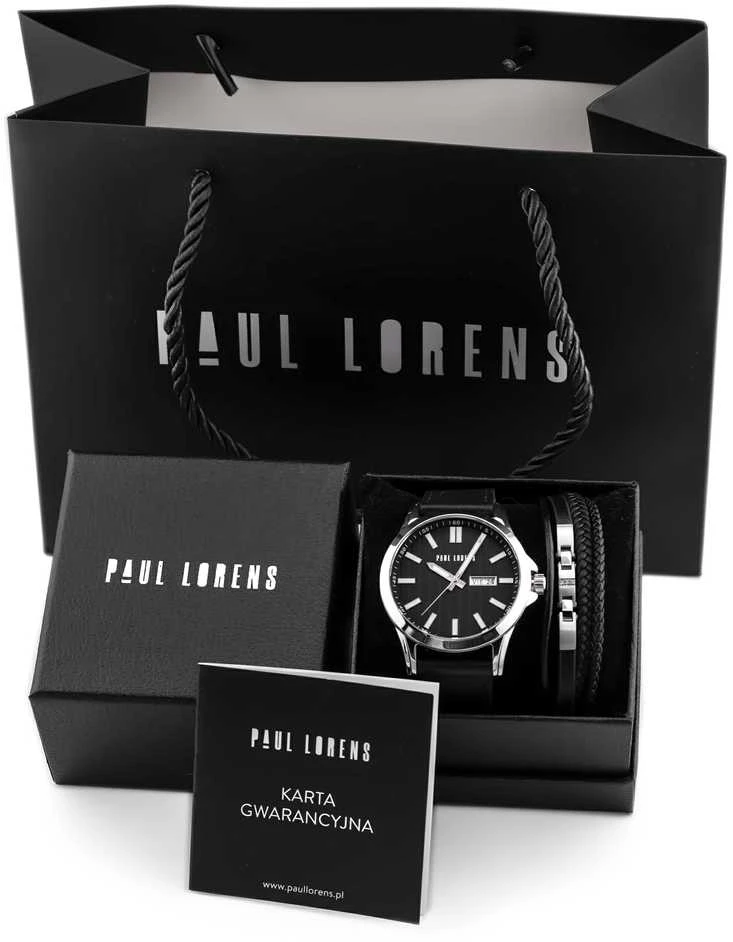 Laikrodis vyrams PAUL LORENS - PL8071A3-1A1 (zg374a) + BOX