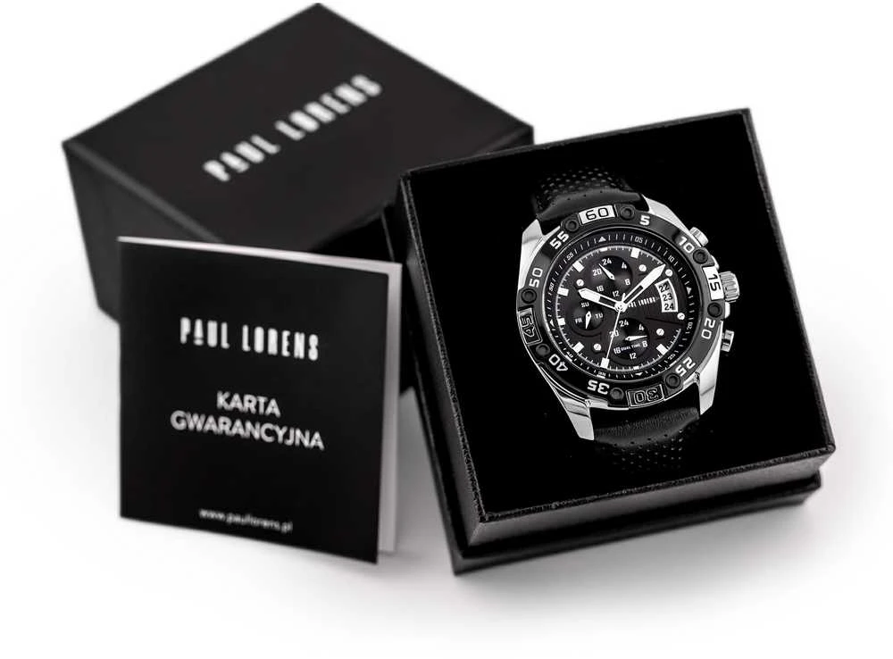 Laikrodis vyrams PAUL LORENS - PL8754A5-1A1 (zg375a) + BOX