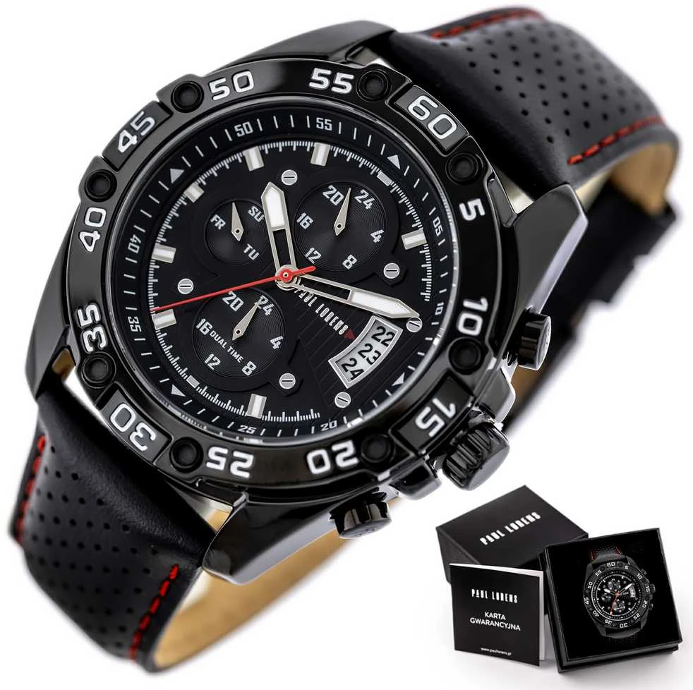 PAUL LORENS MALE WATCH - PL8754A5-1A3 (zg375b) + BOX