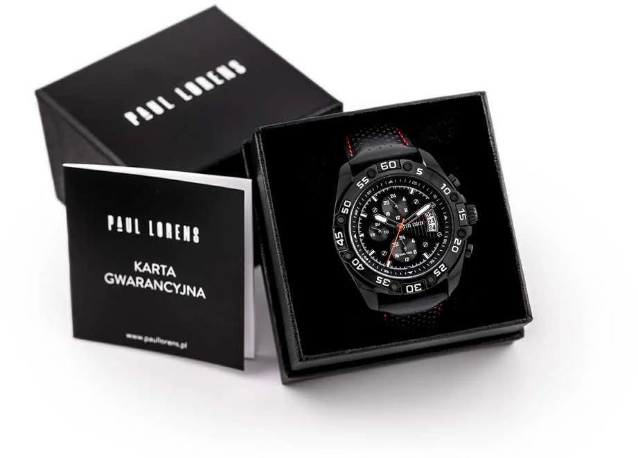 PAUL LORENS MALE WATCH - PL8754A5-1A3 (zg375b) + BOX