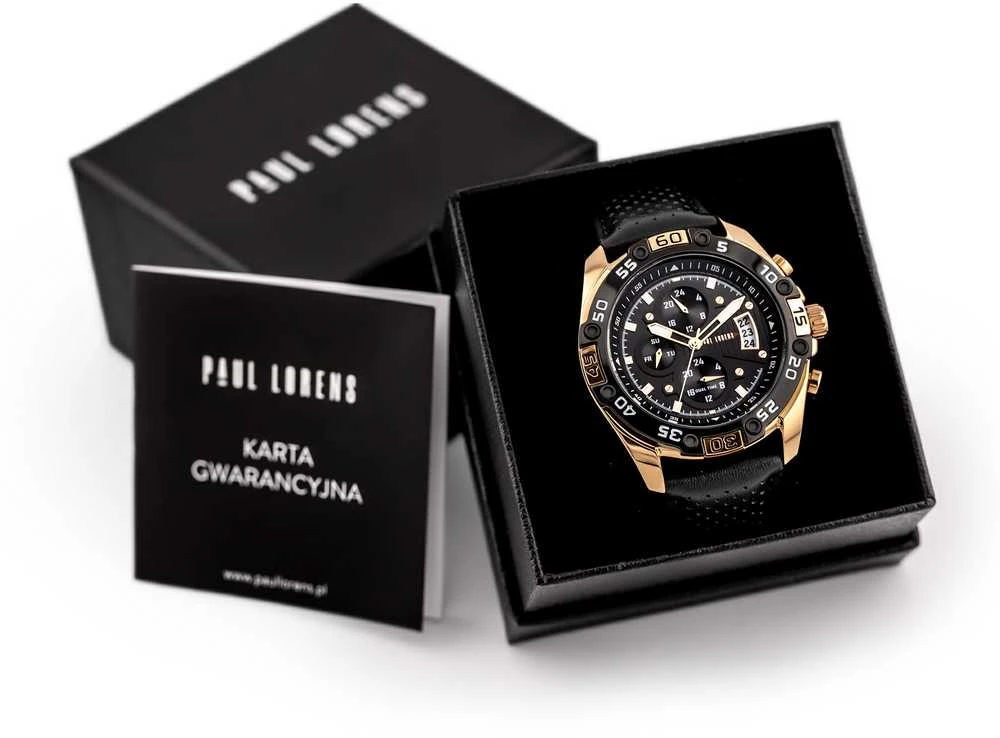 Laikrodis vyrams PAUL LORENS - PL8754A5-1A4 (zg375c) + BOX
